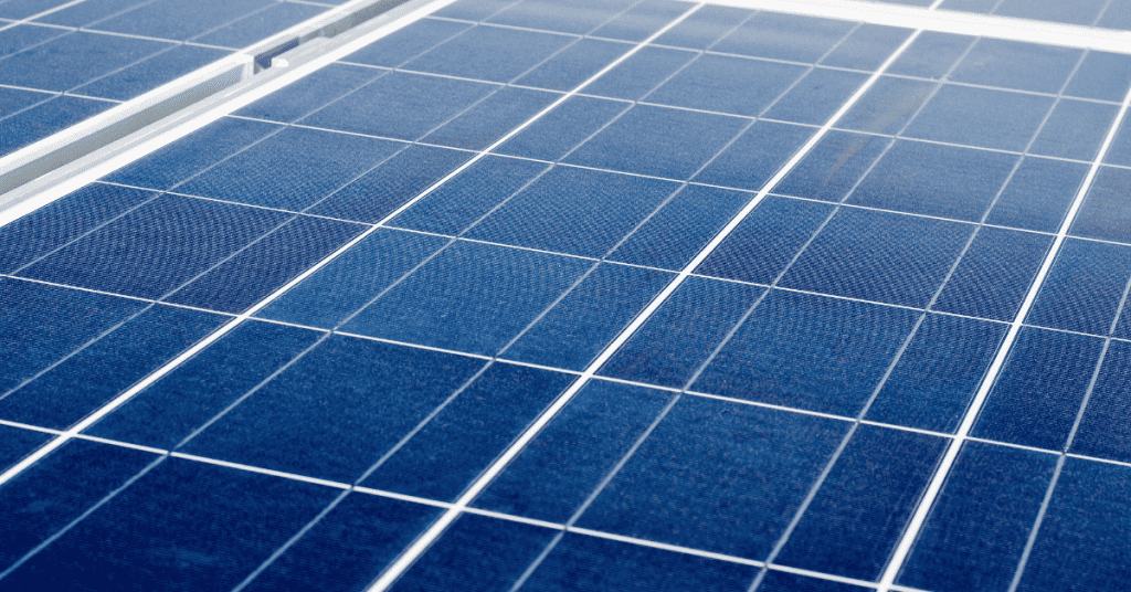 Close up of Solar Panel