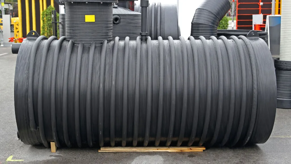 big plastic septic tank