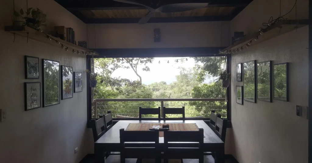 View from an off-grid home in COsta Rica