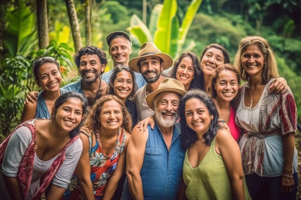 Off-grid community members