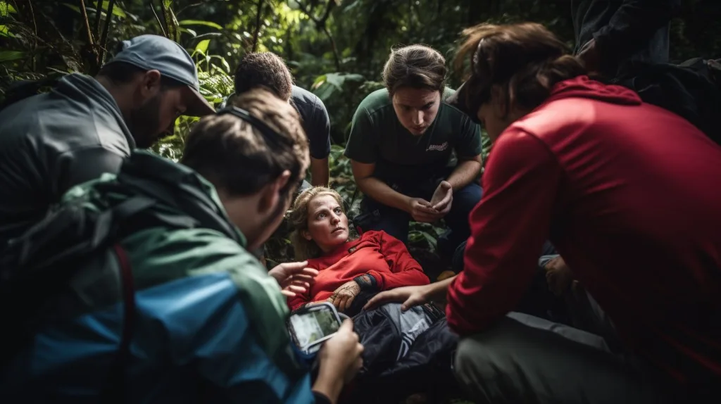 Bystanders assisting in an emergency