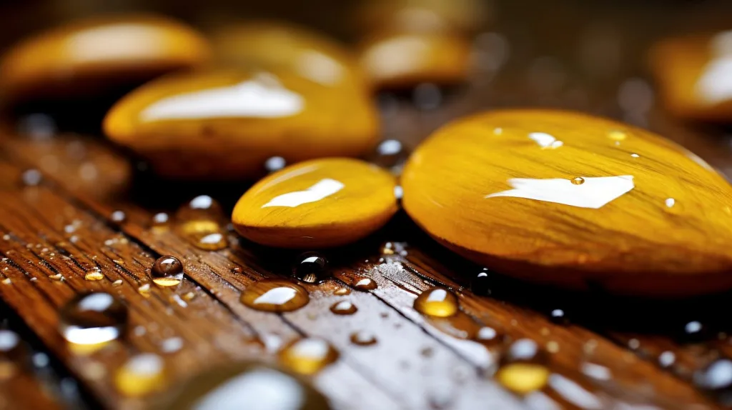 Seed Oil displayed on wooden table