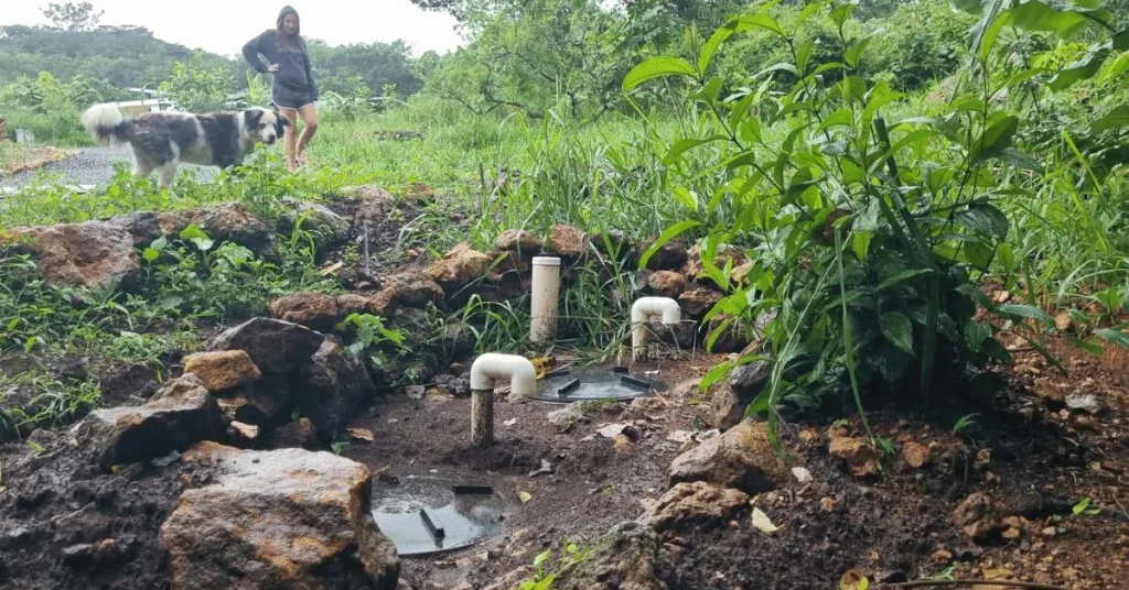 A bidigestor for an off-grid home