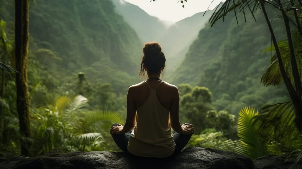 A woman Exploring Alternative Therapies