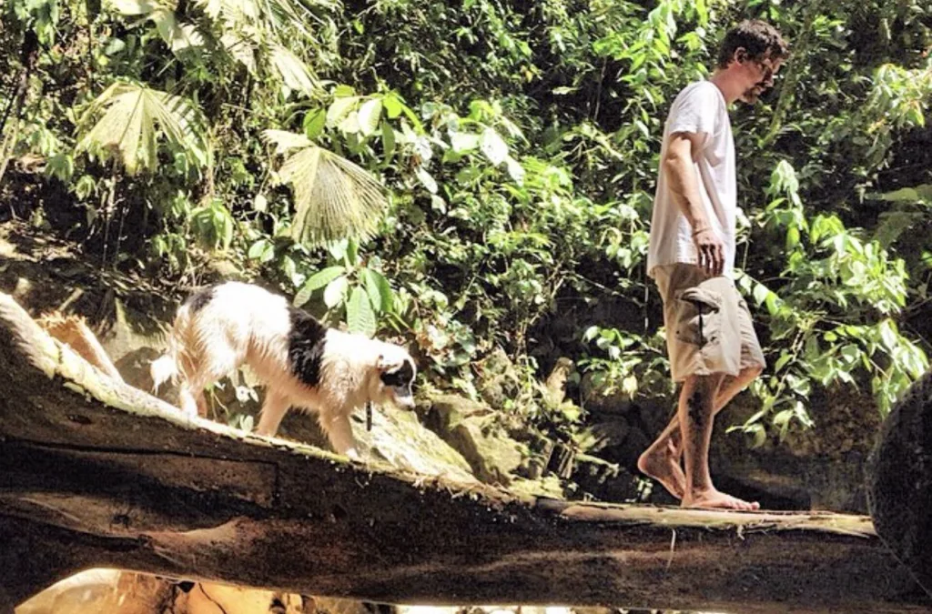 Off-Grid Destinations with a man and his dog
