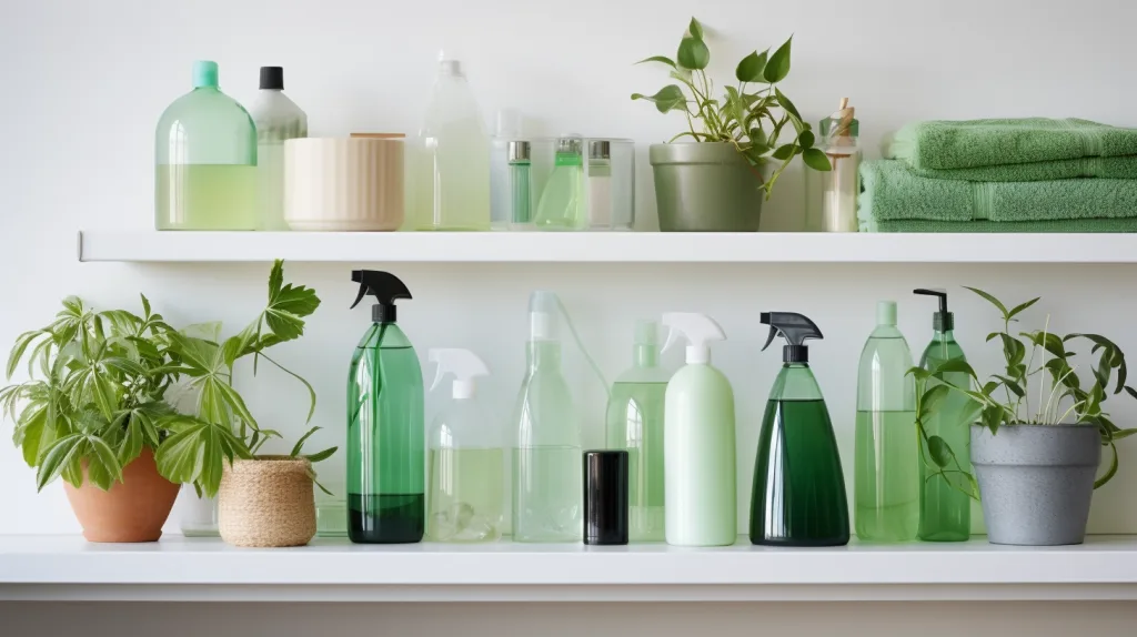 Homemade green cleaning products using natural and recycled products