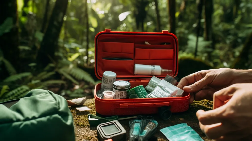 Organizing a wlderness first aid kit