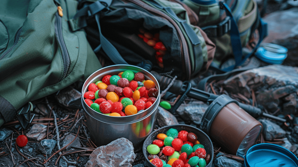 storing freeze dried skittles