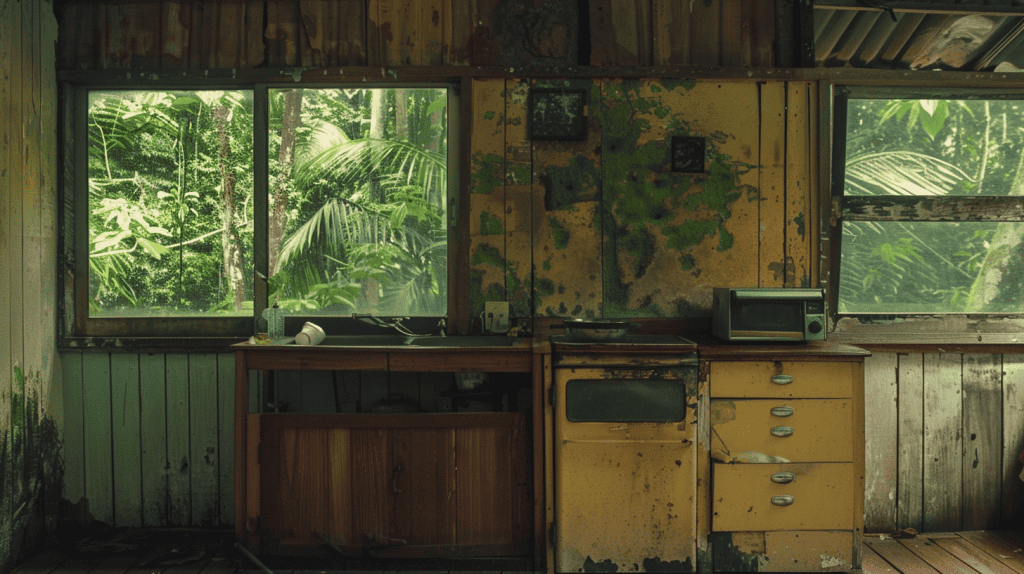An off-grid home in the tropics with mold
