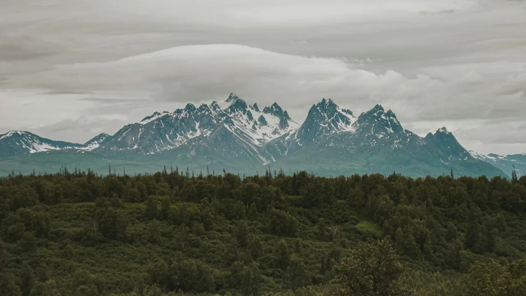Mountain peak in Alaska