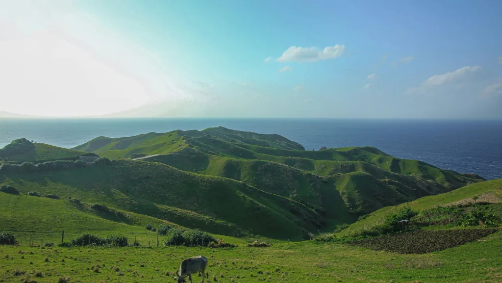Rolling hills in the Philippines